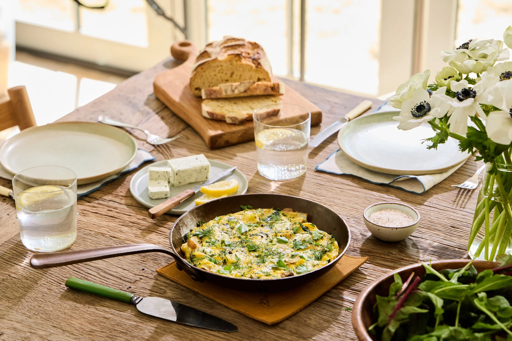 spring veggie fritatta (1)